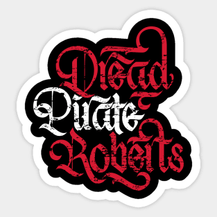 Dread Pirate Roberts Red Sticker